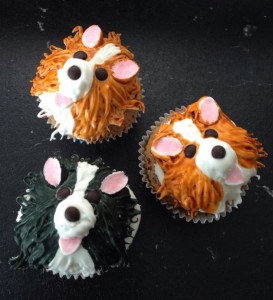 Hunde Cupcakes