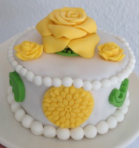 Tortendeko aus Rollfondant