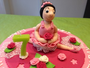 Ballerina aus Fondant